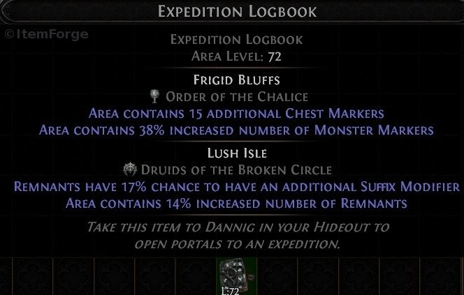 PoE 2 Expedition Logbooks